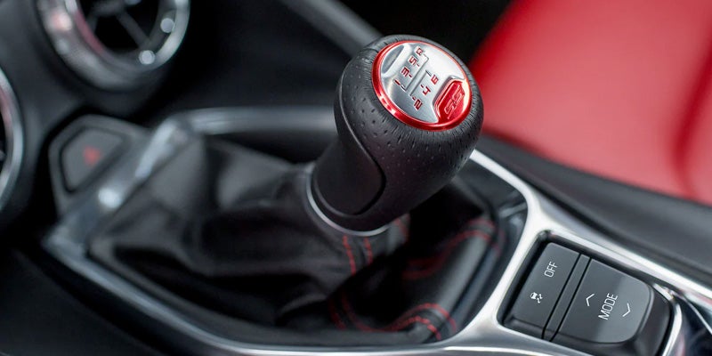 Gear and Driving mode buttons of Chevrolet Camaro